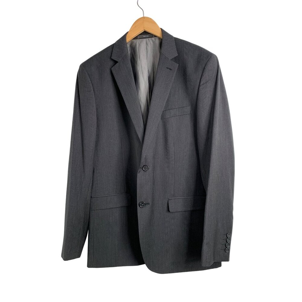 Joe Joseph Abboud Charcoal Wool Blend Mens Suit Seperate Jacket 42R 8904 EUC